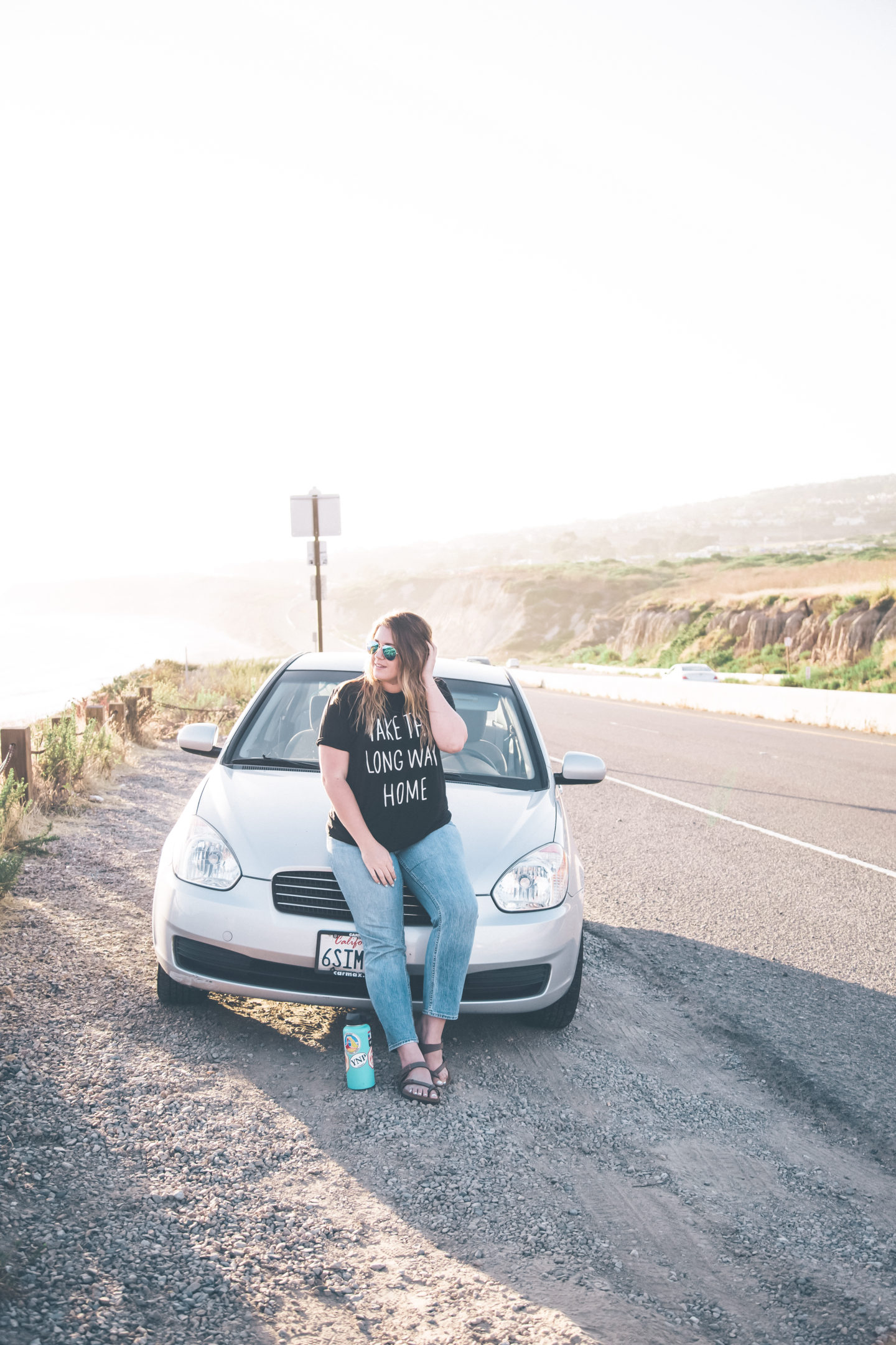 california road trip, take the long way home t-shirt // wander abode