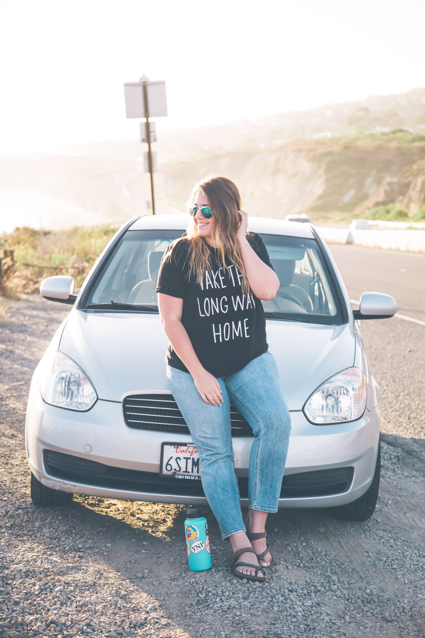 california road trip, take the long way home t-shirt // wander abode