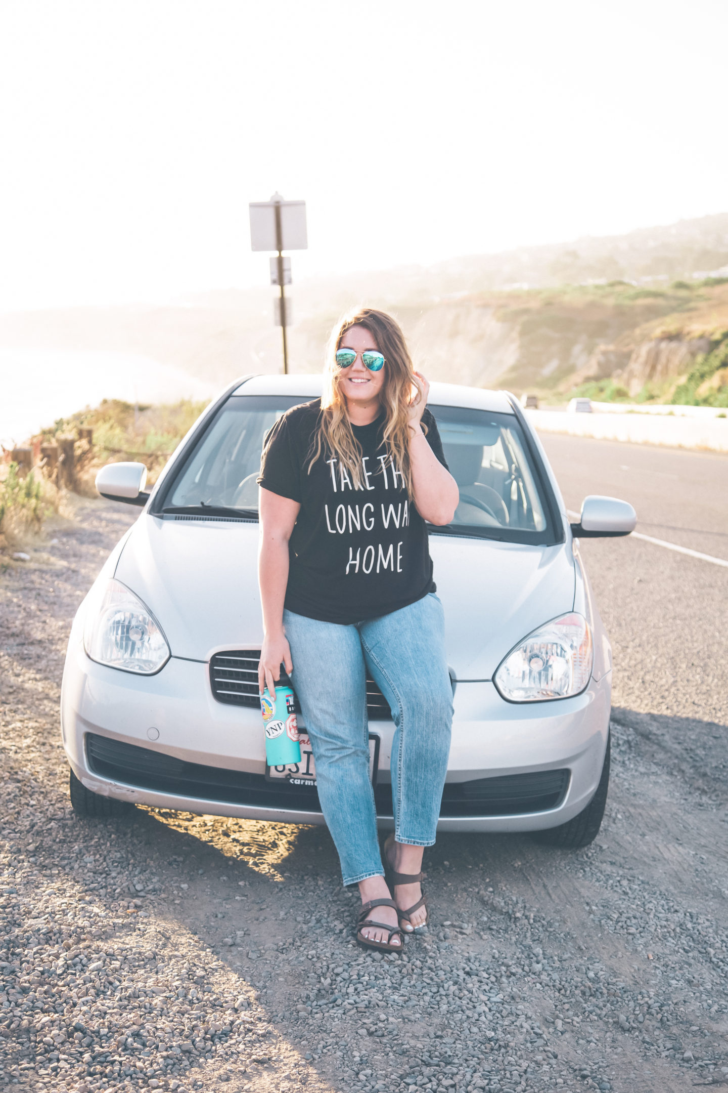 california road trip, take the long way home t-shirt // wander abode