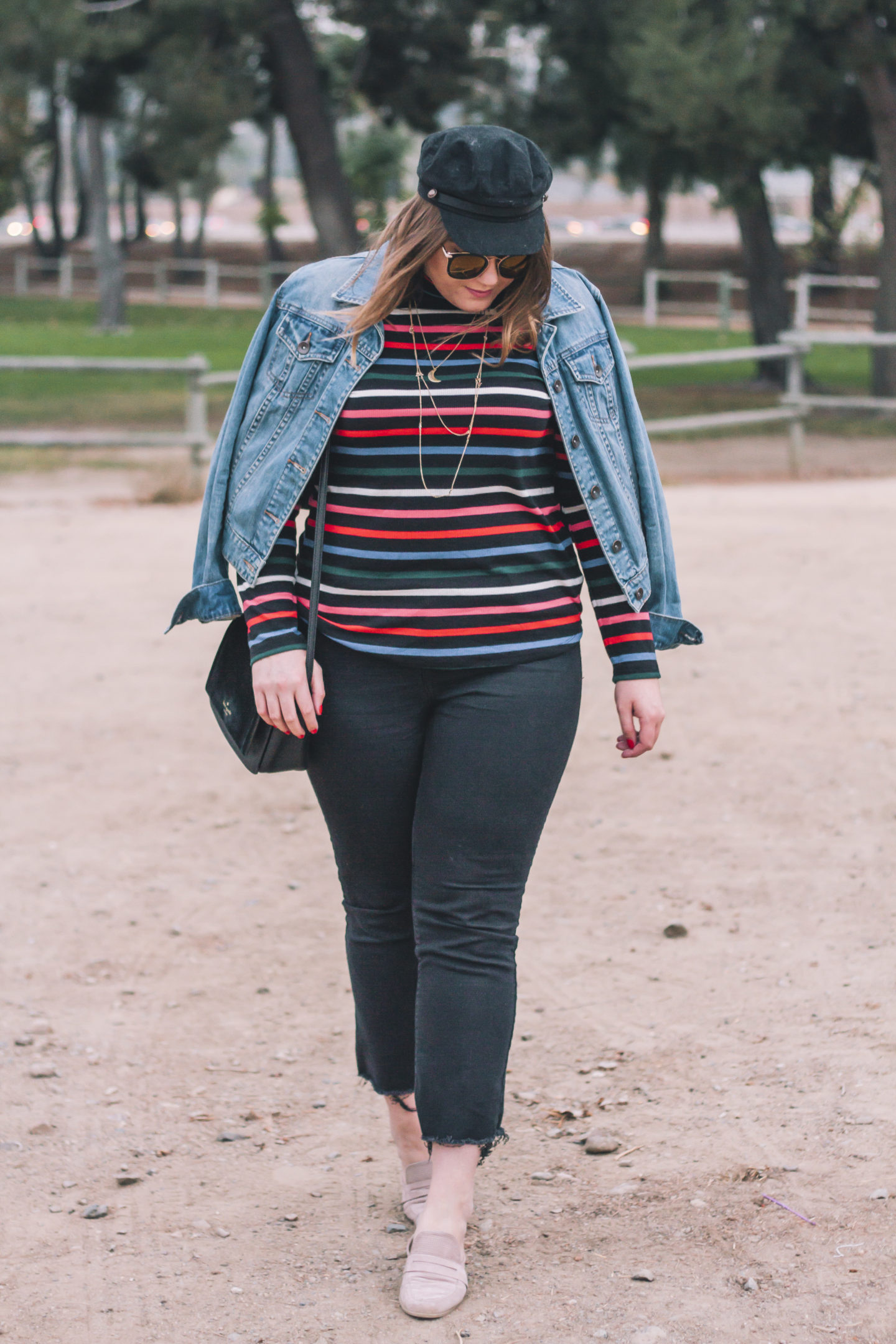 candy stripe turtleneck, holiday style, holiday outfit ideas