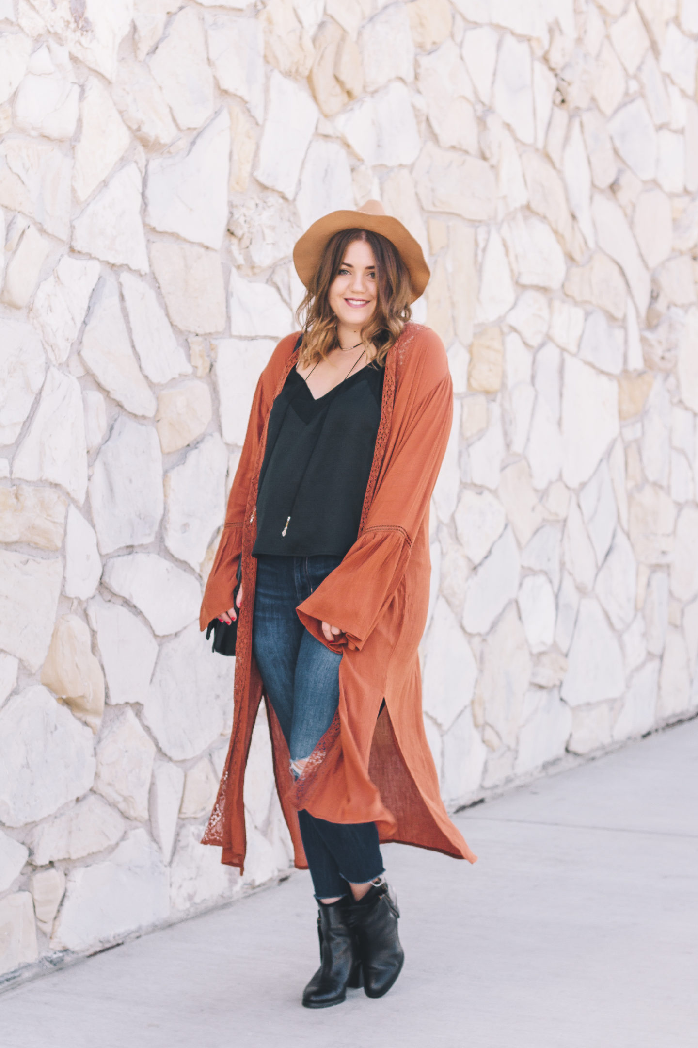 A Thanksgiving Outfit | Rust Duster // www.wanderabode.com
