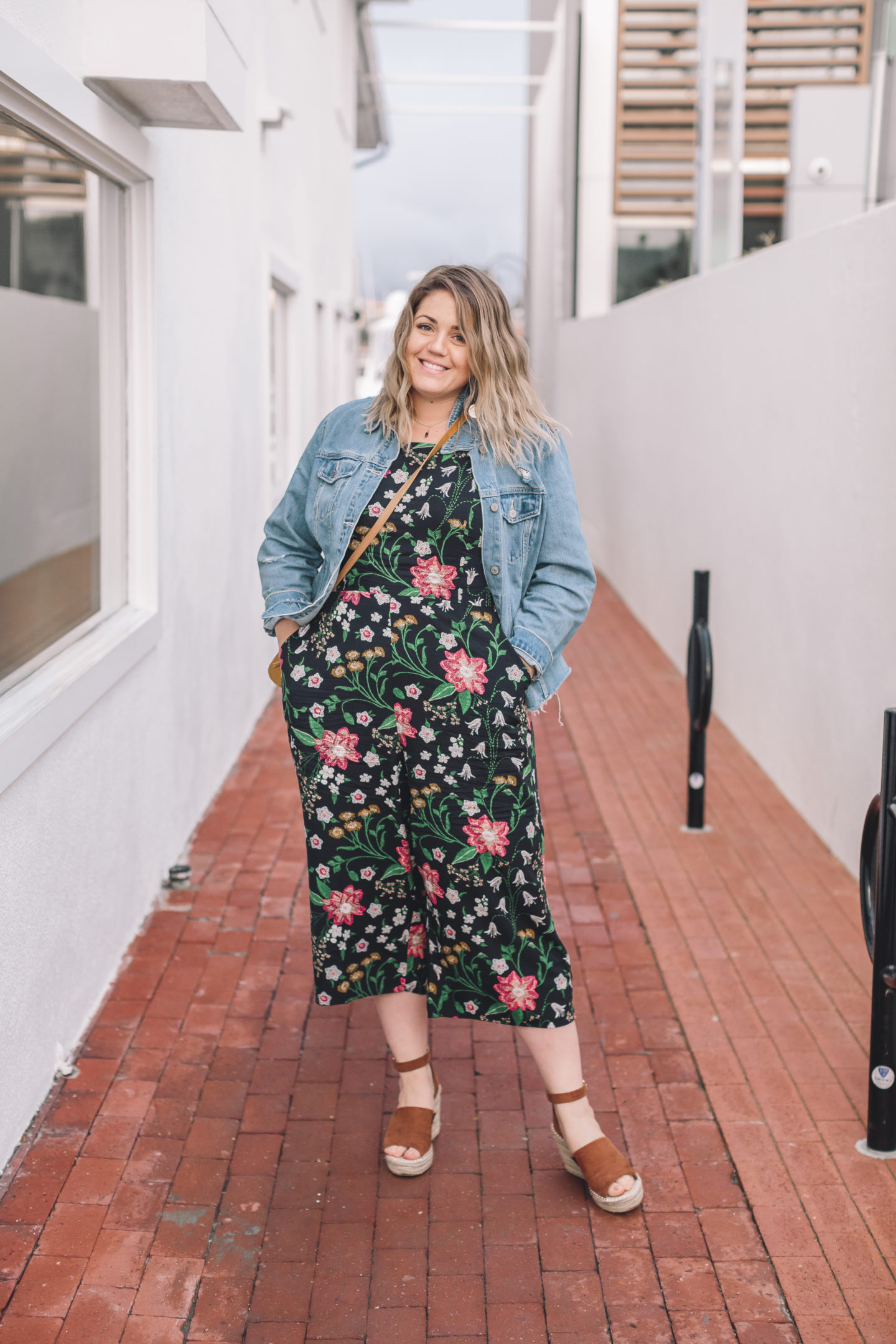 Spring It On! - Floral Jumpsuit - wander abode, spring outfit