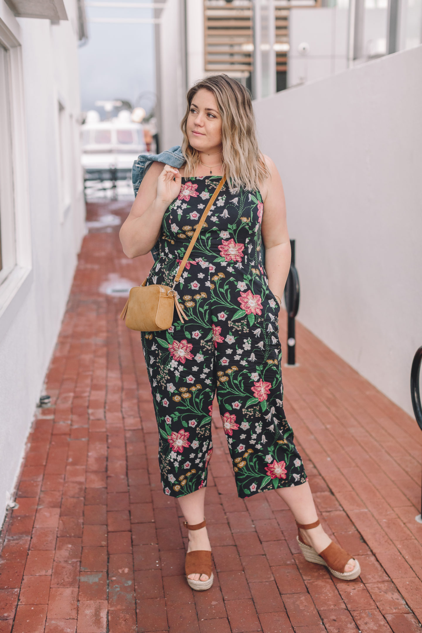 Spring It On! - Floral Jumpsuit - wander abode, spring outfit