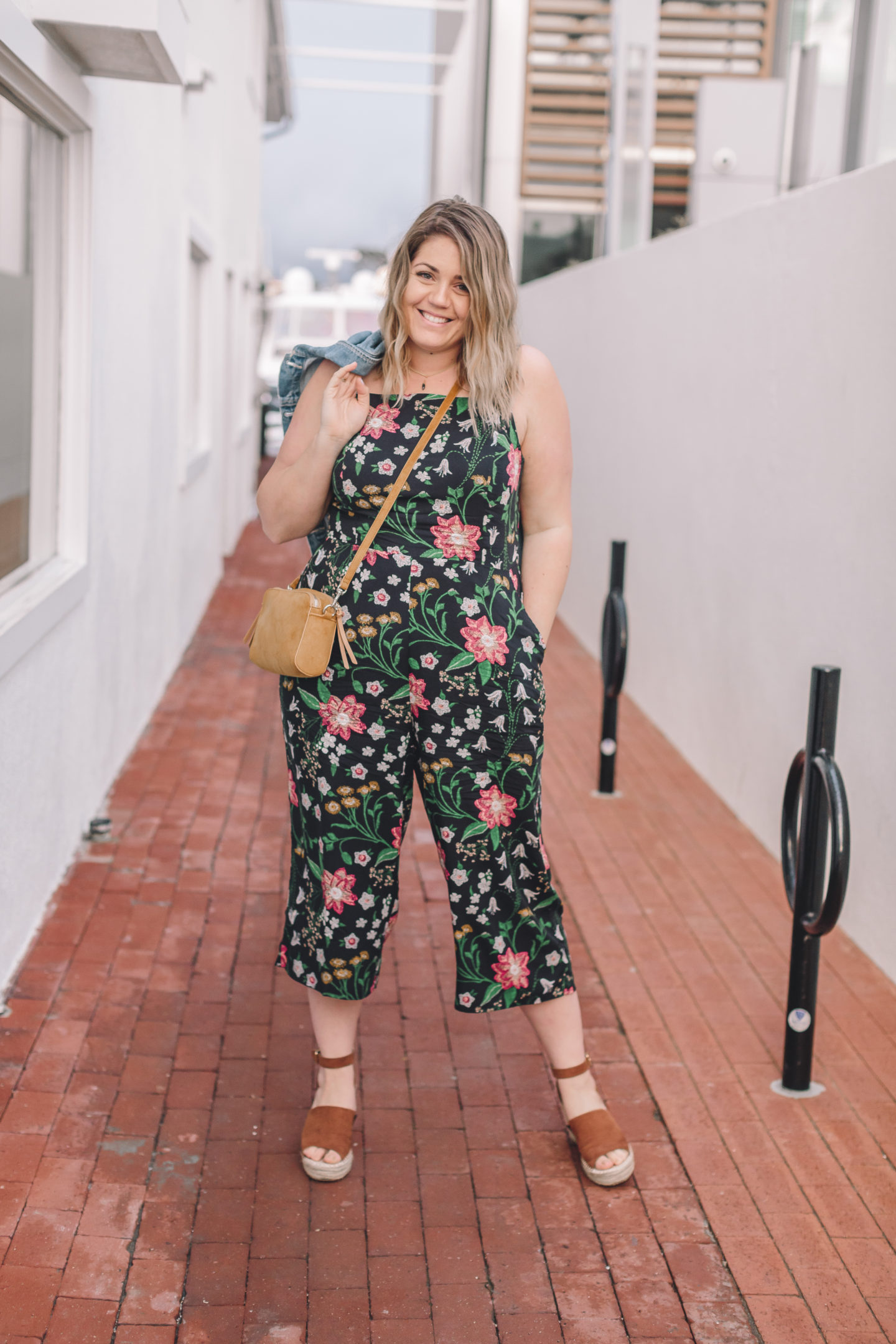 Spring It On! - Floral Jumpsuit - wander abode, spring outfit