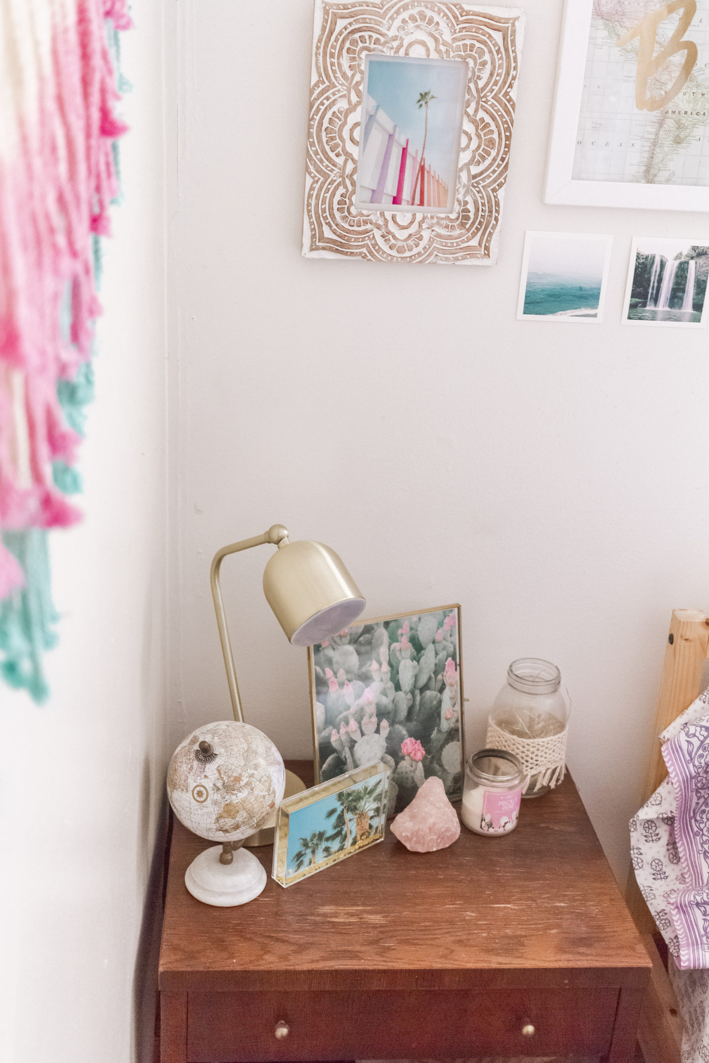 bright boho chic bedroom #mypbteen #sponsored