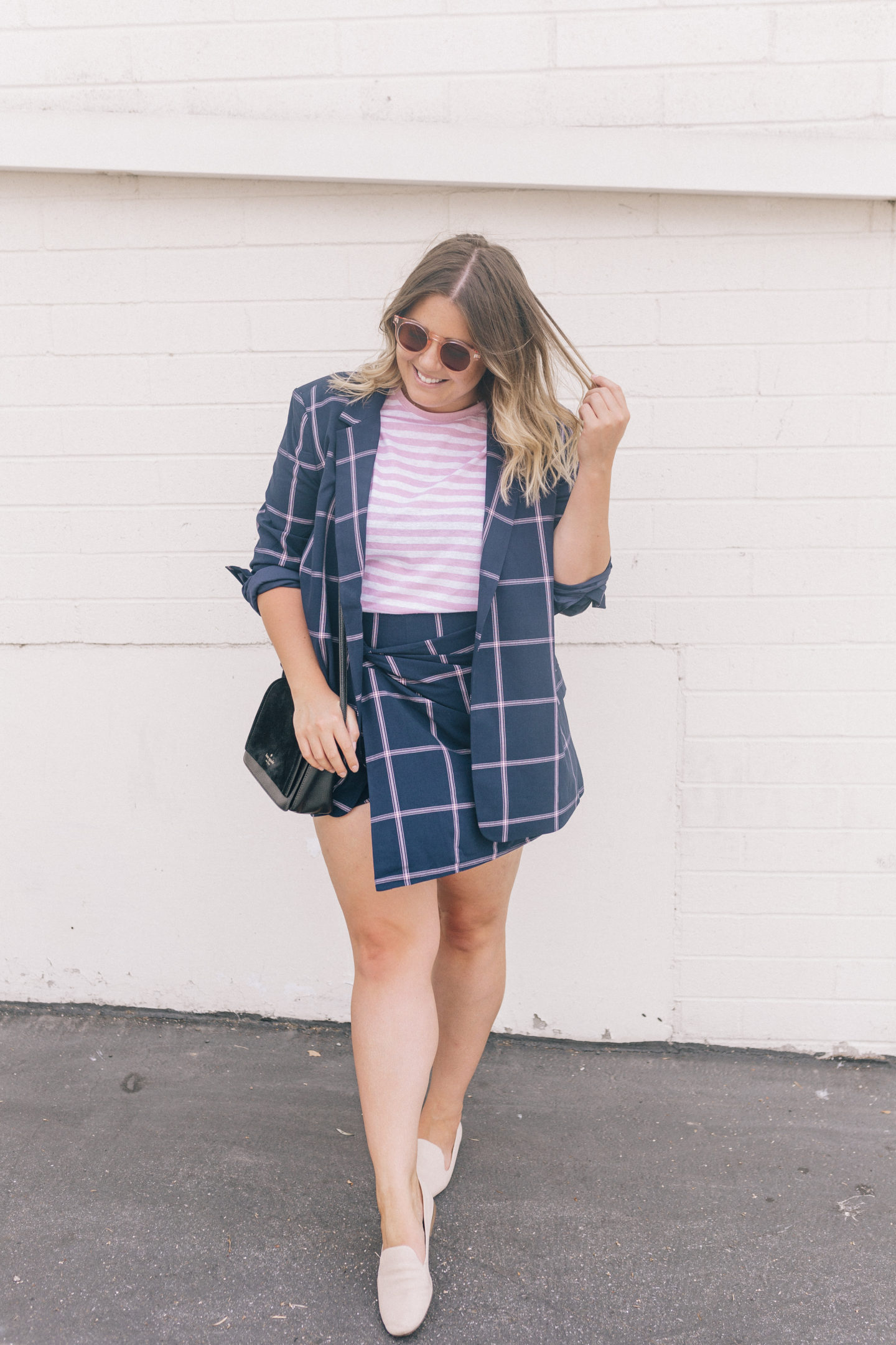 plaid suit set, summer to fall outfit, winter to spring outfit, summer work attire, summer work outfit, nordstrom anniversary sale
