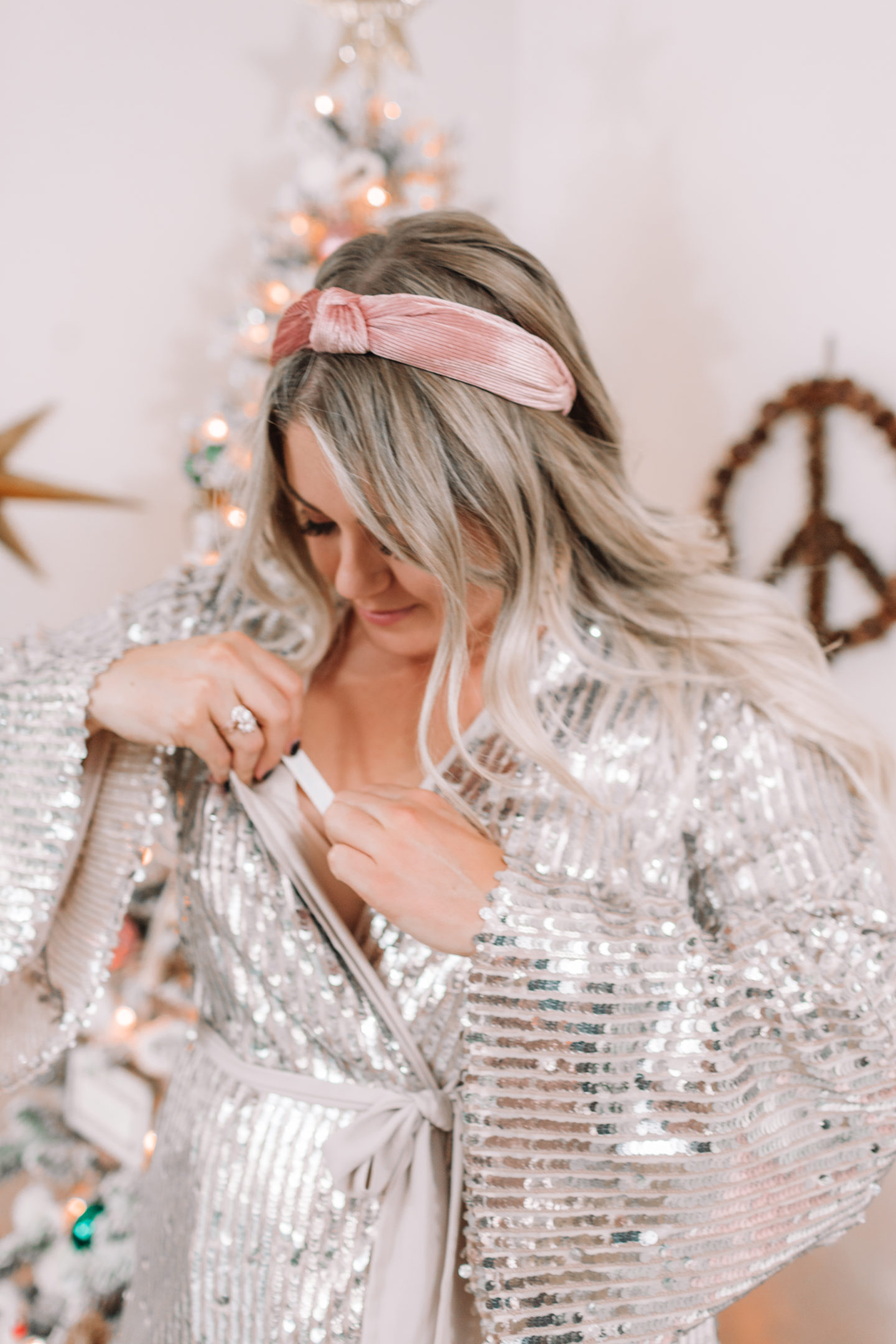 holiday sequin dress Dress // Confidently This Holiday Season with Fearless Tape // wanderabode.com