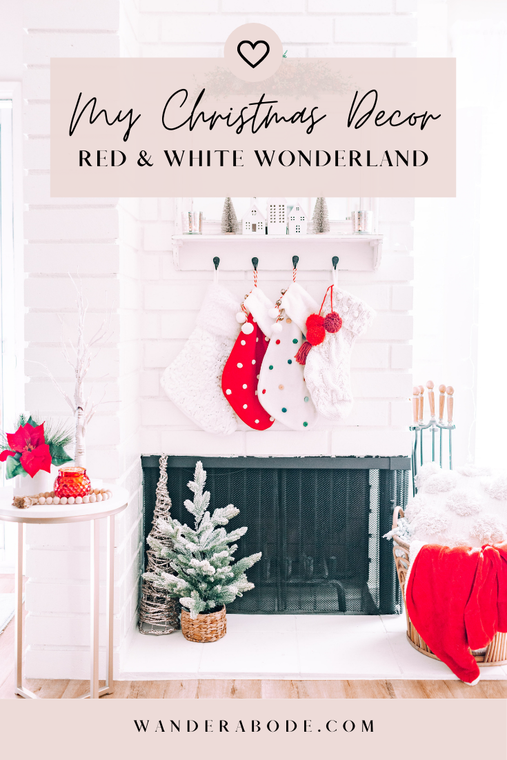 MY CHRISTMAS DECOR: RED & WHITE WONDERLAND