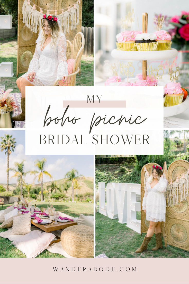 My Boho Picnic Bridal Shower