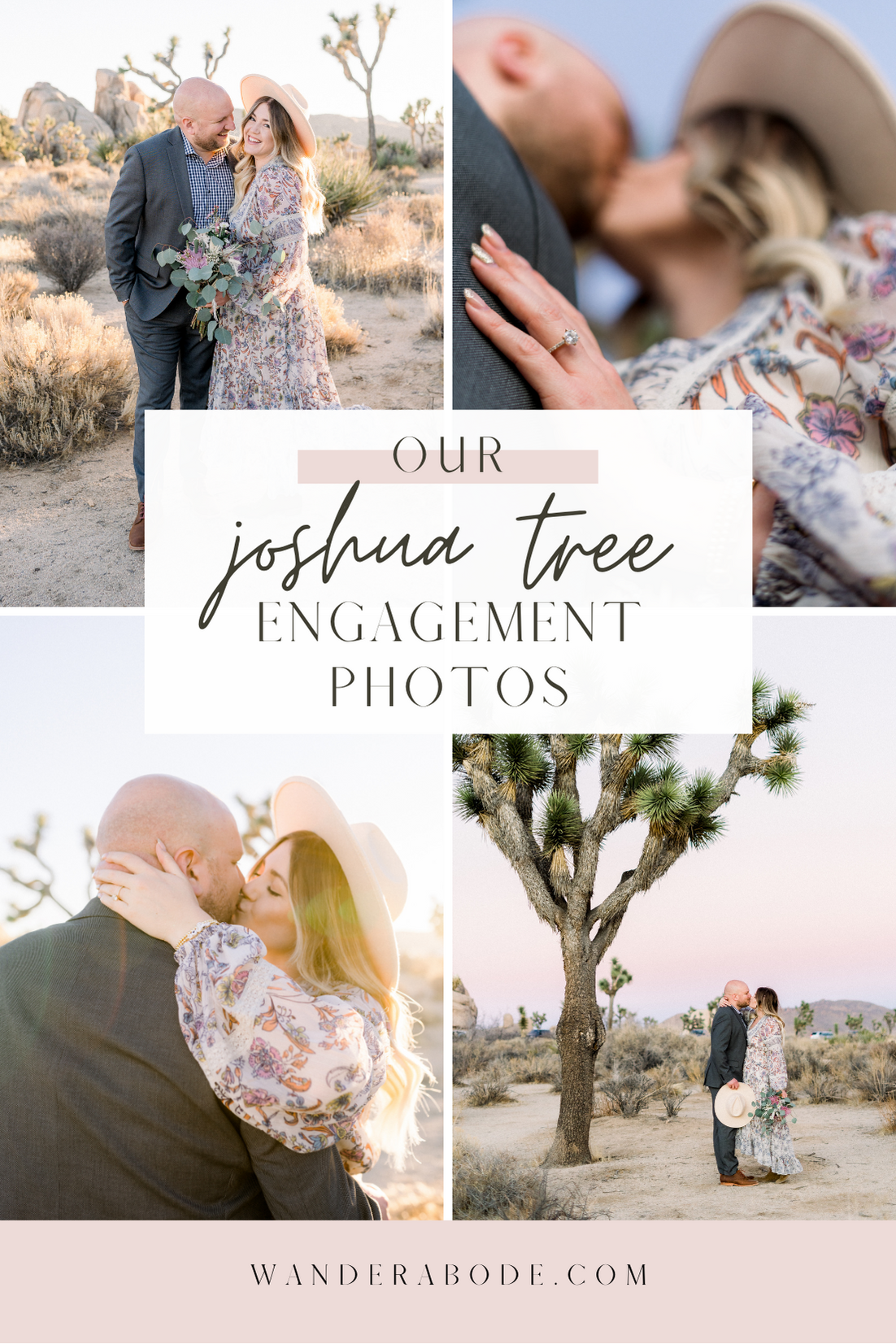 Wedding Wednesday: Our Joshua Tree Engagement Photos // wanderabode.com