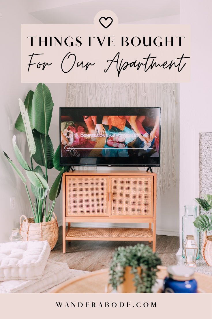 Things I've Bought for Our First Apartment // wanderabode.com; boho home decor, opalhouse, boho decor, apartment decor