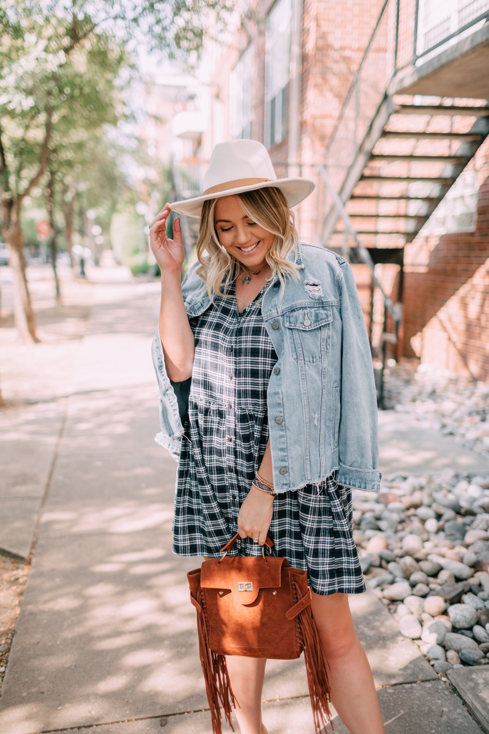 3 Ways to Style a Plaid Dress for Fall - wander abode