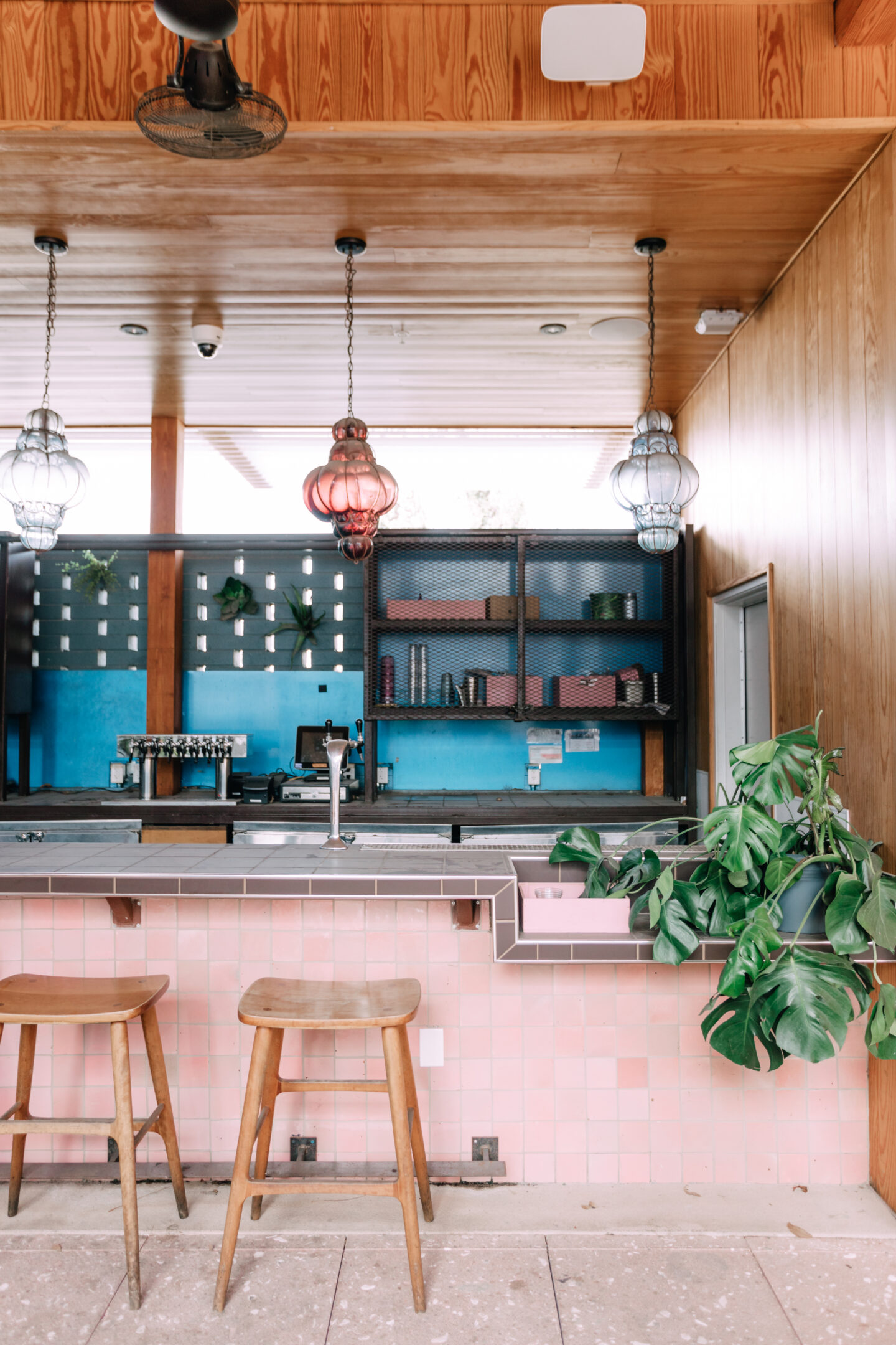 Pool Bar at East Austin Hotel, Austin TX, boho hotel, mid century hotel, instagrammable hotel