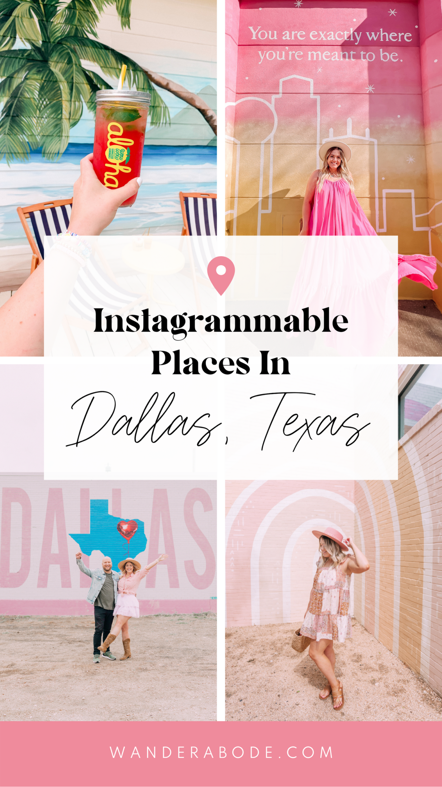 Instagrammable Places in Dallas | wanderabode.com