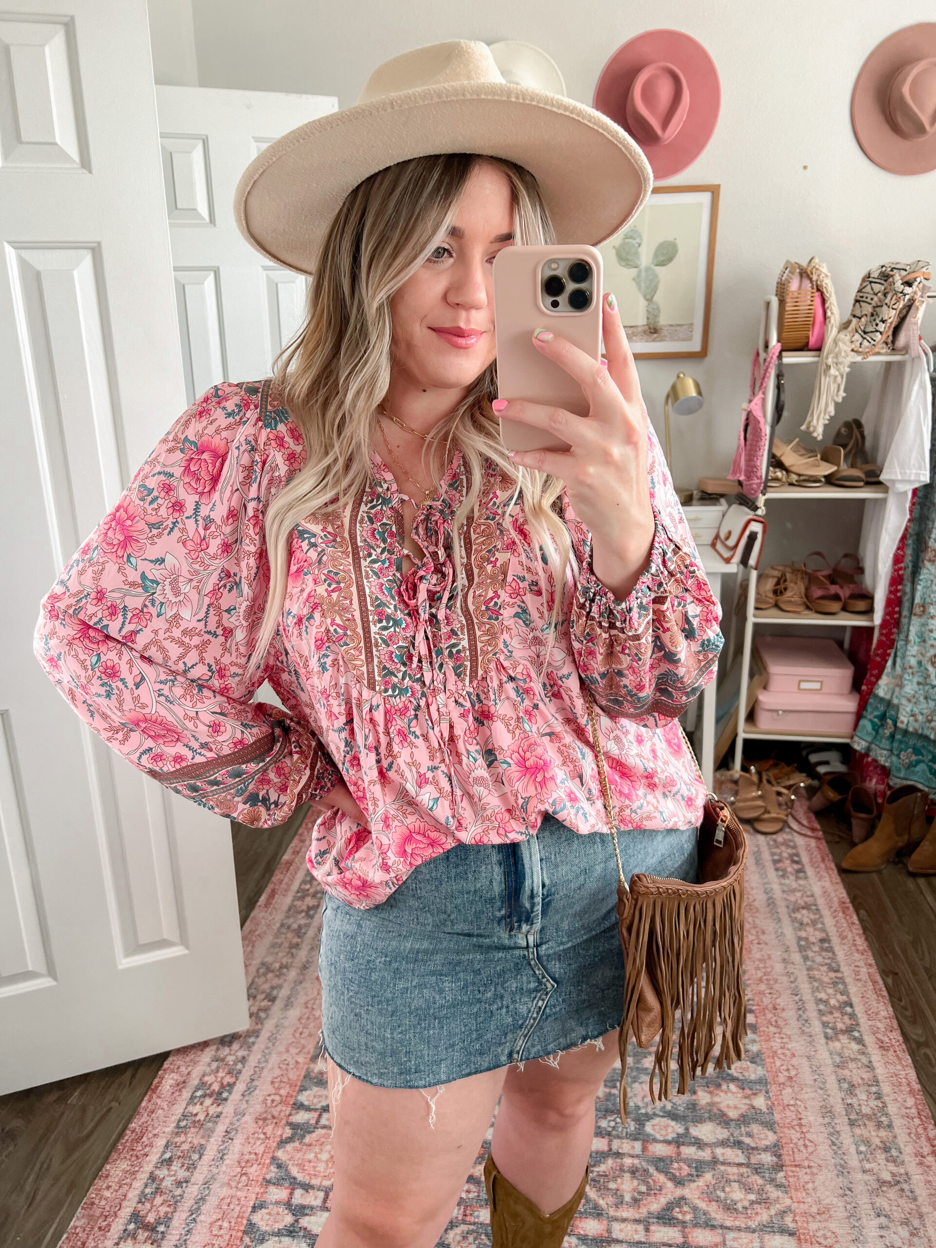 August 2022 Amazon Fashion Finds, boho blouse